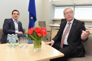 Juncker and Tsipras 3 June 2015 Berlaymont