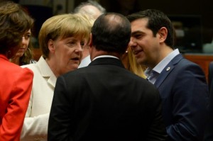 Merkel-Hollande-Tsipras 12-07-15 Brussels